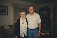 make a decently bad quality picture iof a lady and her husband, about 60 yearew old